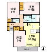 メビウス Aの間取り画像