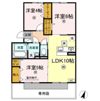 アンジュエの間取り画像