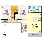 GTR御門Ⅱの間取り画像