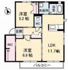 シャーメゾン山王田 A棟の間取り画像