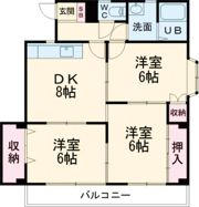 ラ・ネージュDの間取り画像