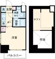 エステムコート神戸県庁前IVグランディオの間取り画像