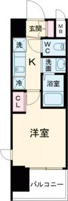 エステムコート三宮EASTIVザ・フロントの間取り画像