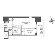 バウスステージ中野の間取り画像