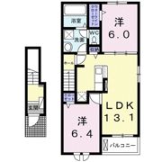 ピュア ライヴ XⅢ A棟の間取り画像