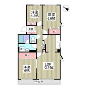 リブレス行田の間取り画像