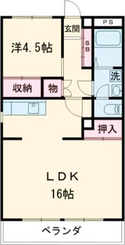 パークサイド篠崎の間取り画像