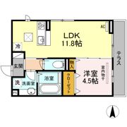 クレストコート岩切の間取り画像