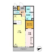 クレールコートの間取り画像