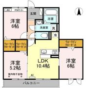 Elvita (ｴﾙｳﾞｨｰﾀ）の間取り画像