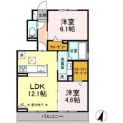 AVANTI狐ヶ崎の間取り画像