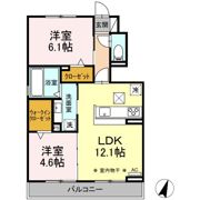 AVANTI狐ヶ崎の間取り画像