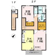 フィオーレ市布の間取り画像