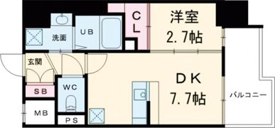 RESIDENCE花畑の間取り画像