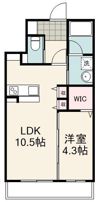タウンヒルズ草薙の間取り画像