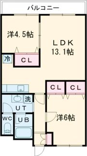 プリンスコーポの間取り画像