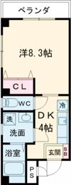 スカイライズの間取り画像