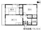 飯田マンションの間取り画像