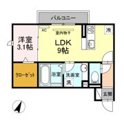 ティー.アイビー Bの間取り画像