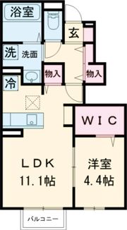 ドゥ・マリアージュ Ⅲの間取り画像