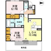 シェラタイン A棟の間取り画像