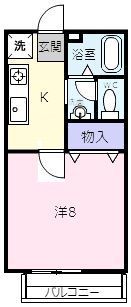 ビーライン桔梗の間取り画像