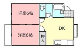 岡ノ城ハイツⅡの間取り画像