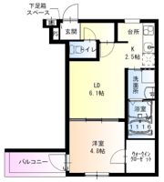 フジパレス高井田西Ⅴ番館の間取り画像