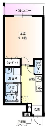フジパレス高井田西Ⅴ番館の間取り画像