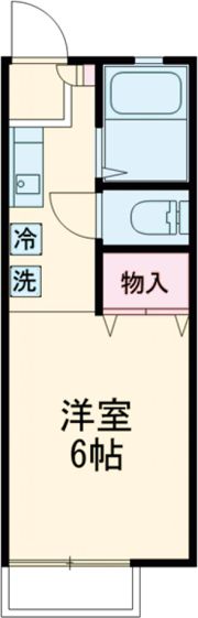 コーポアローランドの間取り画像