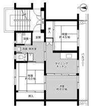 ビレッジハウス横手1号棟の間取り画像