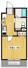 【大町東】カサグランデⅡの間取り画像