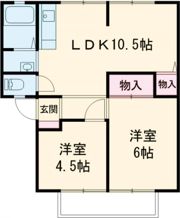 フリーダムレジデンス Aの間取り画像