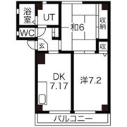 サンピュア宮沢IIIの間取り画像