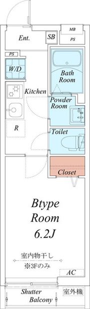 リブリ・ボヌールⅠの間取り画像