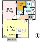 クレール南仙台の間取り画像