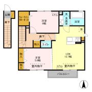 メゾン・フルール Bの間取り画像