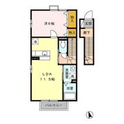 リベルテ Bの間取り画像