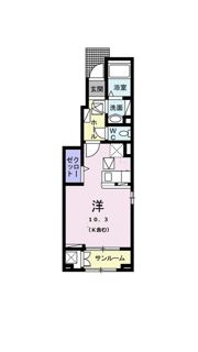 クラール泉池Bの間取り画像