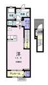 クラール泉池Bの間取り画像