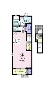 クラール泉池Bの間取り画像