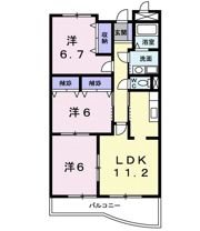 セントラルパークの間取り画像