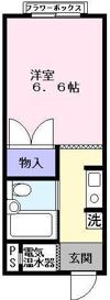 コーポはなみずきの間取り画像