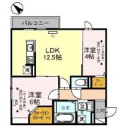 アリビオ駅西の間取り画像