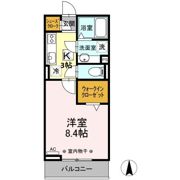 シンディパレス/ハートンD シンディパレスの間取り画像