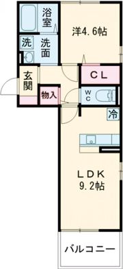 D-room KasumiⅡの間取り画像