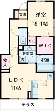 アルページュ ドゥの間取り画像