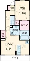 アルページュ ドゥの間取り画像