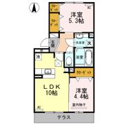 メルヴェールの間取り画像