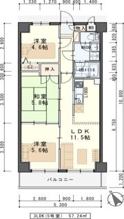 グリシーヌ・Sの間取り画像